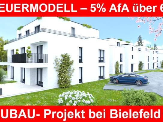 Bei BI: KAP-Anlage- Steuermodell. 5% AfA über 6 Jahre. 3% linear in Folge, bei Invest in ein EH40 Neubau- Projekt.