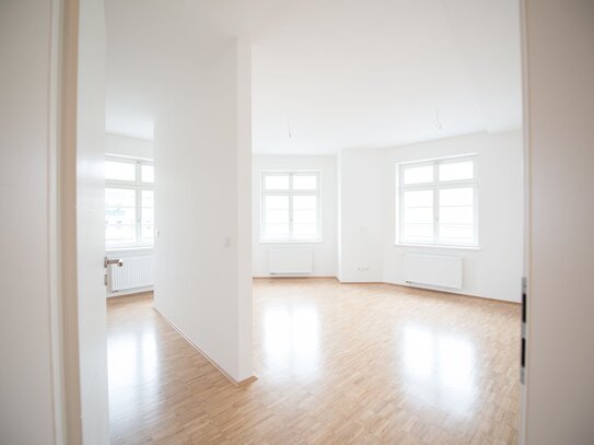 Vermietete Eigentumswohnung zur Kapitalanlage in Leipzig Lindenau, 56 m², 2 Zi., Badewanne