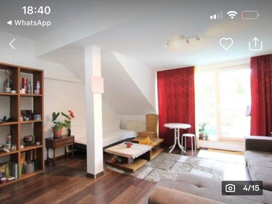 *** BRAMFELD ! * CHICES VERMIETETES MÖBLIERTES 2 ZIMMER NEUBAU DACHSTUDIO * EIGENTUMSWOHNUNG * BALKON * EBK * VOLLBAD *…