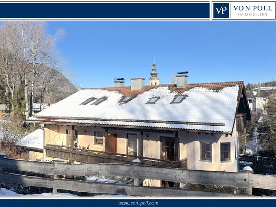 Schöne Etagenwohnung in ruhiger Lage mit herrlicher Bergaussicht und viel Natur.