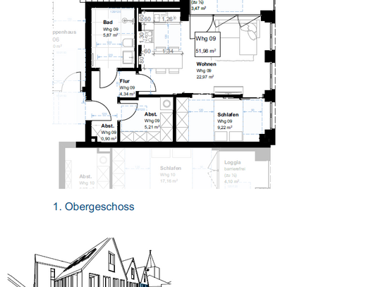 Neubauwohnung im Zentrum von Emsbüren (WHG 9)