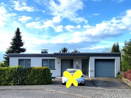 FERNBLICK! HELLER GEPFLEGTER BUNGALOW IN BEVORZUGTER RUHIGER WOHNLAGE IN MERZIG MIT GARAGE UND GARTEN & 5 ZIMMER