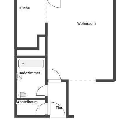 Demnächst frei! 1,5-Zimmer-Wohnung in Neustadt an der Weinstraße