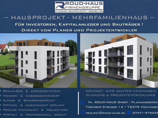 + EXKLUSIVES MEHRFAMILIENHAUS-PROJEKT! +