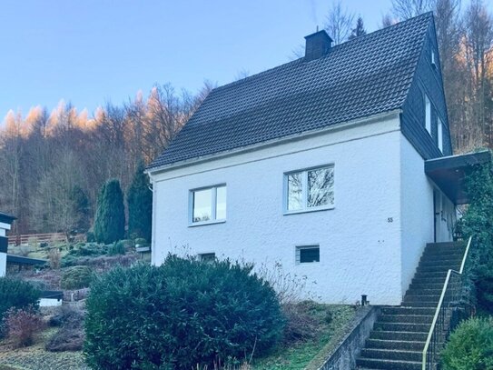 Naturnahes Wohnen im Sauerland! Gemütliches Einfamilienhaus in Brilon-Wald