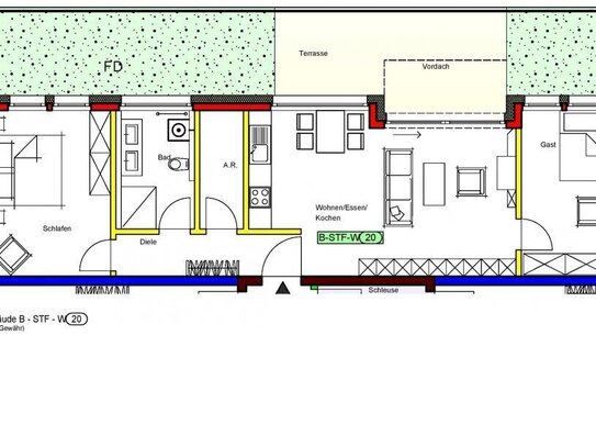 Neubau-KfW 40: Gebäude B - Exklusives Penthouse (PH-B-20, ca. 84 m²) - Wohnpark 60plus, Konz-Könen, KfW-Förderung mögli…