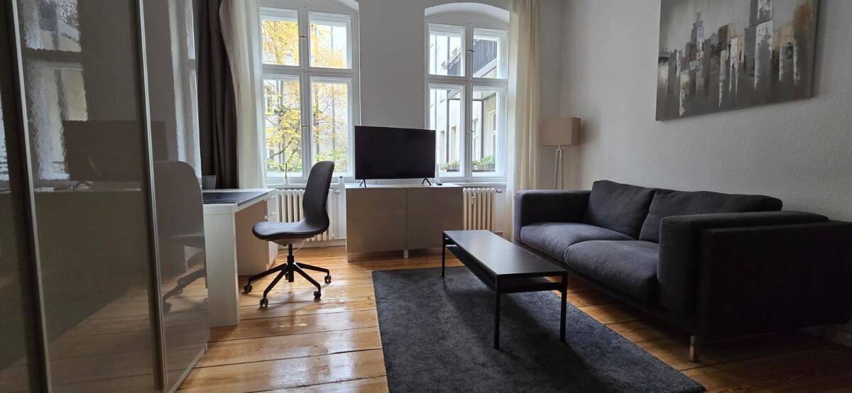 Besichtigung: 1.05.26 um 13 Uhr: Pestalozzistr 6: möblierte 1-Zi-Whg ab SOFORT zu VERMIETEN - Foto 1