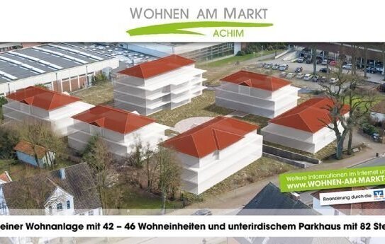 Wohnen-am-Markt in Achim, 2-Zimmer-Wohnung Erdgeschoss