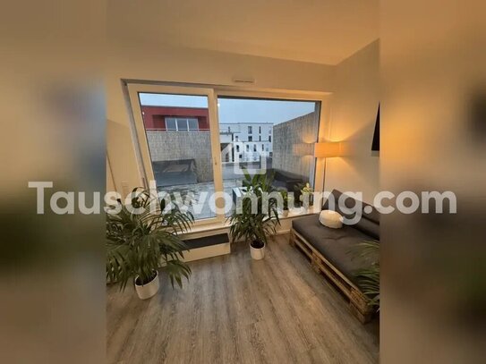 [TAUSCHWOHNUNG] 1Z. Penthouse Wohnung mit riesiger Dachterasse am Stadtwald