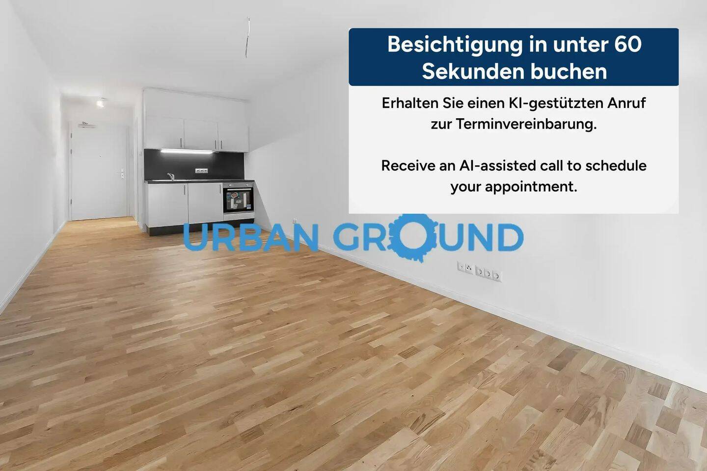 Unmöbliertes Studio mit EBK in Lichtenberg - Foto 1