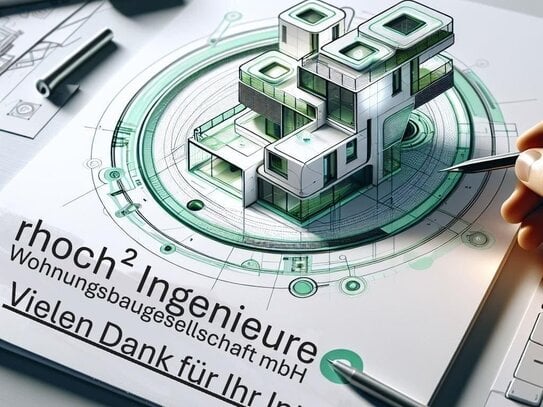 Neubau 2 ZKB mit sehr großer Dachterrasse 30m2 - Fernwärme "grüne Heizung" sehr Nachhaltig - KFW 55EE