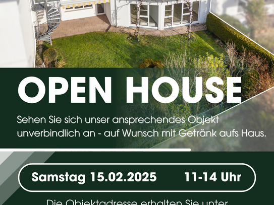 /OPEN HOUSE/ AM 15.02.2025 MIT FERNBLICK IN EXPONIERTER HANGLAGE - WIR FREUEN UNS AUF SIE!