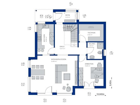 Satteldachhaus mit exklusivem Wohnkomfort BIEN-ZENKER