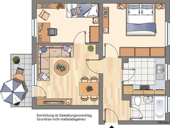 3-Zimmer-Wohnung in Recklinghausen Süd