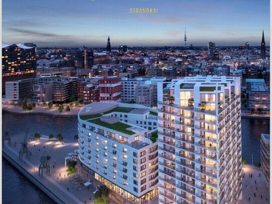 3-Raum Luxuswohnung in Hamburg "The Crown" – Ihr neues Zuhause mit Blick auf den geplanten Yachthafen