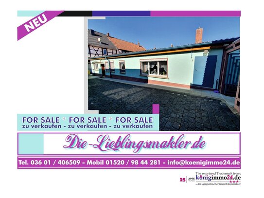 Kostenbeteiligung durch Verkäufer !!! Bungalow in ruhiger Ortslage mit tollem Grundstück und 3 Garagen