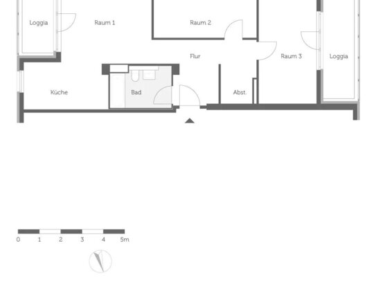 3 Zimmerwohnung im Neubau sucht neuen Mieter!