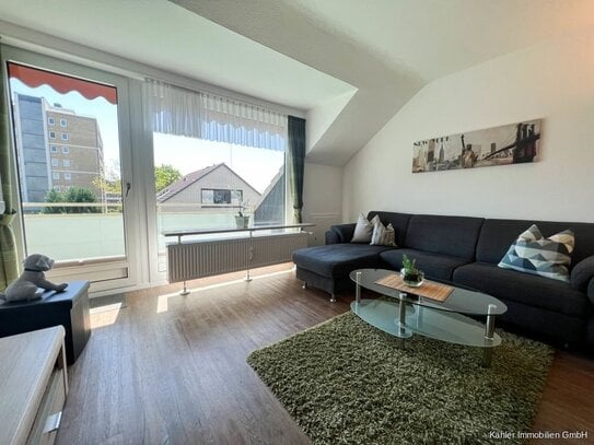 Moderne 2-Zimmer-Wohnung mit ca. 46,37 m² Wohnfläche und Südbalkon in Strandnähe zu verkaufen