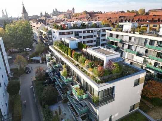 Penthouse-Wohnung in der Altstadt Nürnbergs St. Sebald