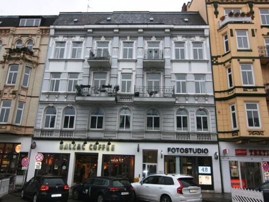 Blick auf den Eppendorfer Marktplatz