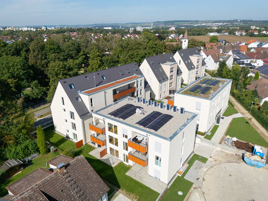 MÖBLIERTES WOHNEN IN ULM/WIBLINGEN - NEUBAU 3-ZIMMER ERDGESCHOSSWOHNUNG MIT TERRASSE UND GARTEN!