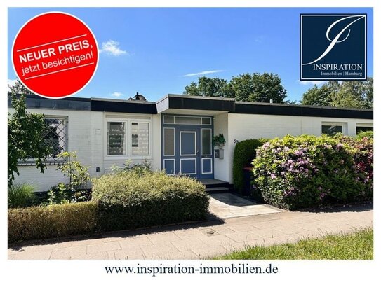 Ideal für kleine Familien, Alleinstehende oder Senioren: Bungalow mit Keller und schönem Grundstück