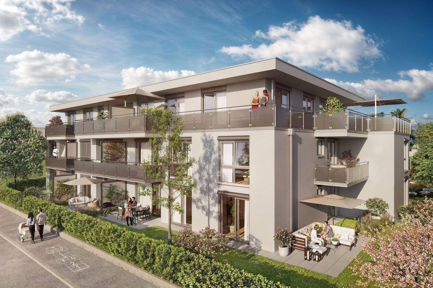 TOP - 2-Zimmer-Wohnung mit Westbalkon