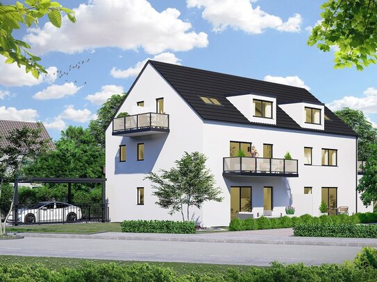 Mit KfW 55 Förderung - EG-Wohnung mit Gartenanteil in ruhiger und schöner Lage