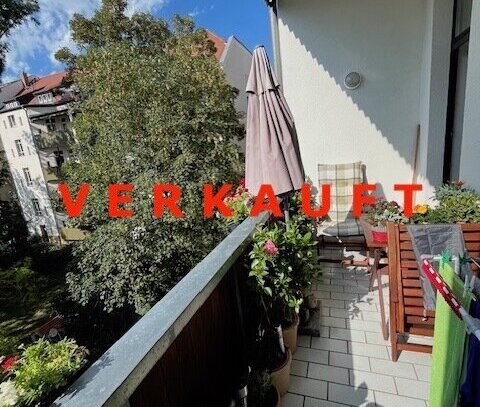 VERKAUFT! Gohlis-Mitte/ 3-Raum-Wohnung mit Balkon/ vermietet