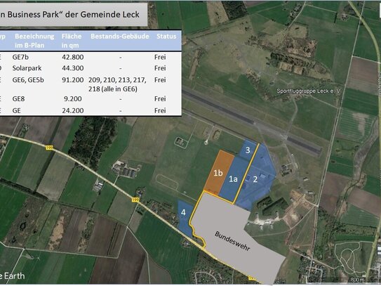 Green Business Park Leck: Gewerbegebiet für Energieintensive und Produzierendes Gewerbe