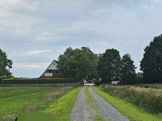 Hechthausen Nähe, in ruhiger Lage Resthof Pferdehof mit Reitplatz