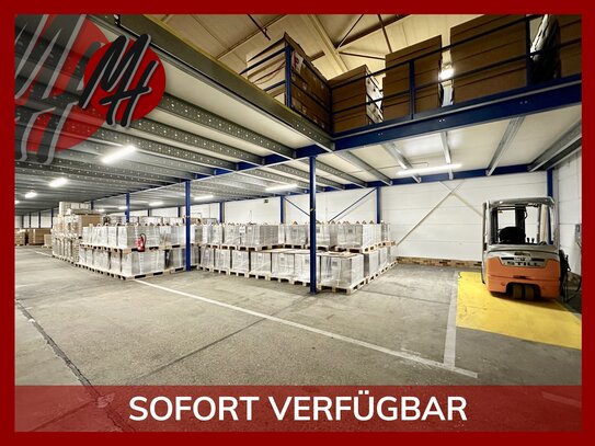 SOFORT VERFÜGBAR - RAMPE + EBEN - Lager (4.000 m²) & optional Büro-/Sozial (400 m²)