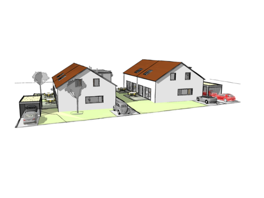 Neubau-Doppelhaushälfte in Top-Lage von Neumarkt – stilvoll & energieeffizient!