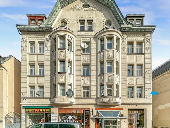 Stilvolle 4-Zimmer-Altbauwohnung in Leipzig-Gohlis mit Balkon und Blick auf begrünte Innenhöfe