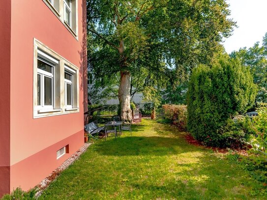 150 qm eigener Garten, Balkon mit Gartenzugang, Eckwanne - tolle Ausstattung, ruhige Lage!