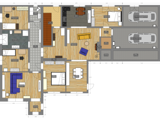 Schöne und vollst. renovierte 7-Zimmer-Erdgeschosswohnung