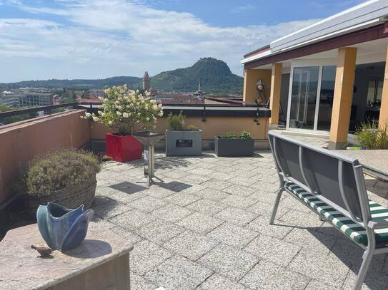 wunderschöne Penthouse Wohnung mit Blick auf ganz Singen