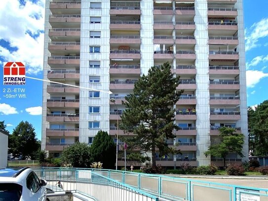 "Hoch soll'n Sie leben!" in der 2 Zi. ETW, im 4.OG mit Südbalkon in Röthenb. /Peg.