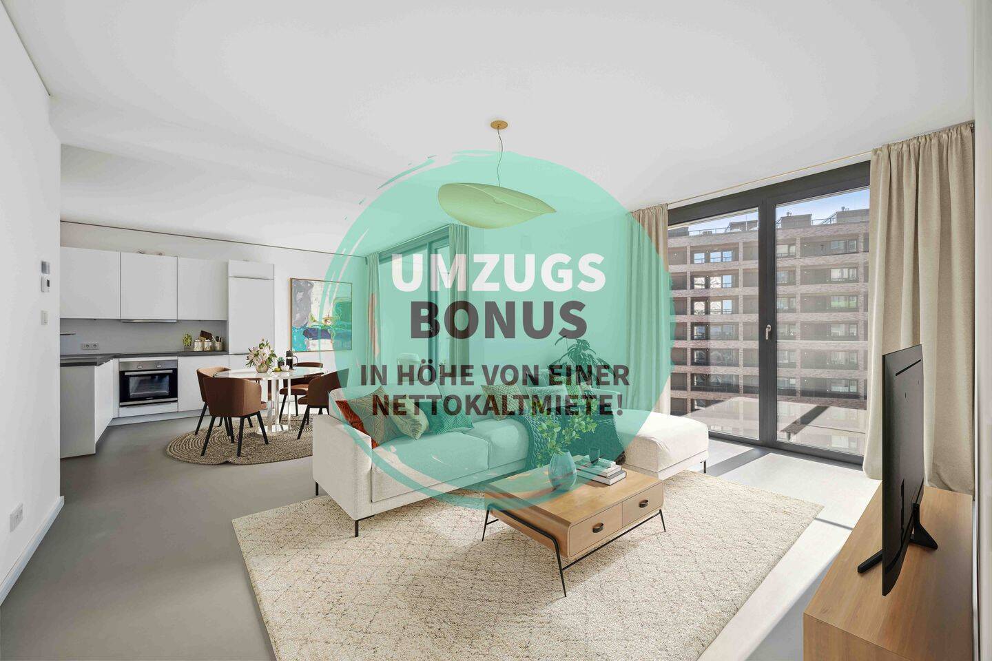 Live Central - Komfortables 3-Zimmer-Apartment mit Loggia und Balkon in den Colonnades - Photo 1