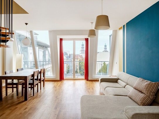 Entspanntes Wohnen mitten im Kiez - Helles Loft mit 360-Grad-Dachterrasse