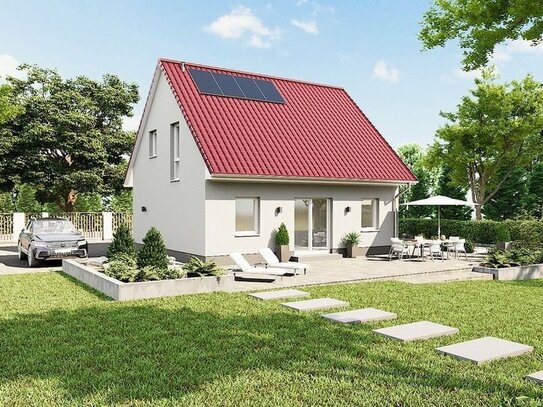 Neubau 4-Zimmer-Haus mit Garage und PV-Anlage