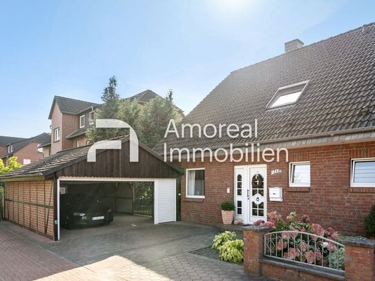 Uetze|Ideal für eine Familie! Schöne 5-Zimmer Doppelhaushälfte mit einem Carport und sonnigem Garten