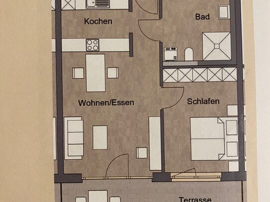 Schöne Zwei-Zimmerwohnung in Marktheidenfeld / Altfeld zu vermieten