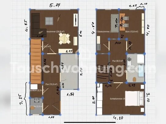 [TAUSCHWOHNUNG] Tausche Reihenendhaus gegen Wohnung in zentraler Lage