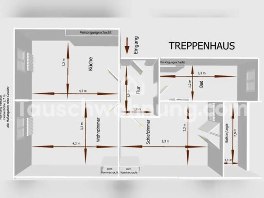 [TAUSCHWOHNUNG] Tausche zwei Wohnungen in Lichtenberg gegen Eine