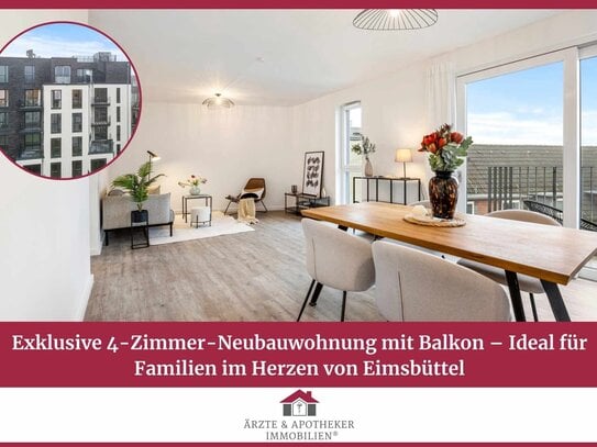 Exklusive 4-Zimmer-Neubauwohnung mit Balkon - Ideal für Familien im Herzen von Eimsbüttel