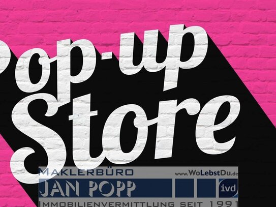 Pop Up-Store mit Empore im Greizer Stadtzentrum!