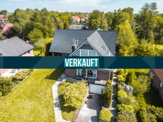 VERKAUFT: Wremen // Einfamilienhaus mit moderner Einliegerwohnung und schönem Garten