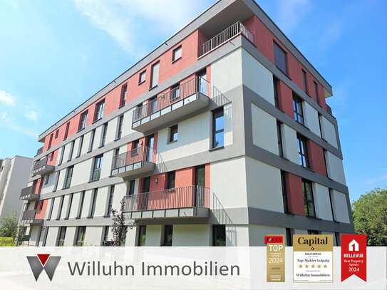 Moderne 2-Zimmer-Wohnung am Waldrand - Westbalkon, Wärmepumpe und Fußbodenheizung