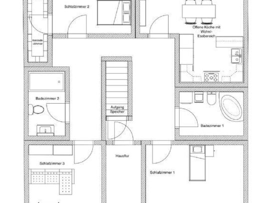 RS-Kremenholl, schöne, helle Eigentumswohnung, 4 Zimmer